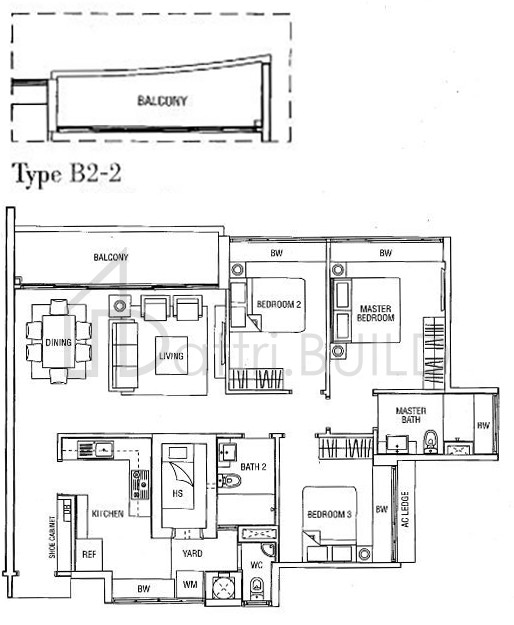 WATERFRONT WAVES B2-2 floorplan (watermarked)