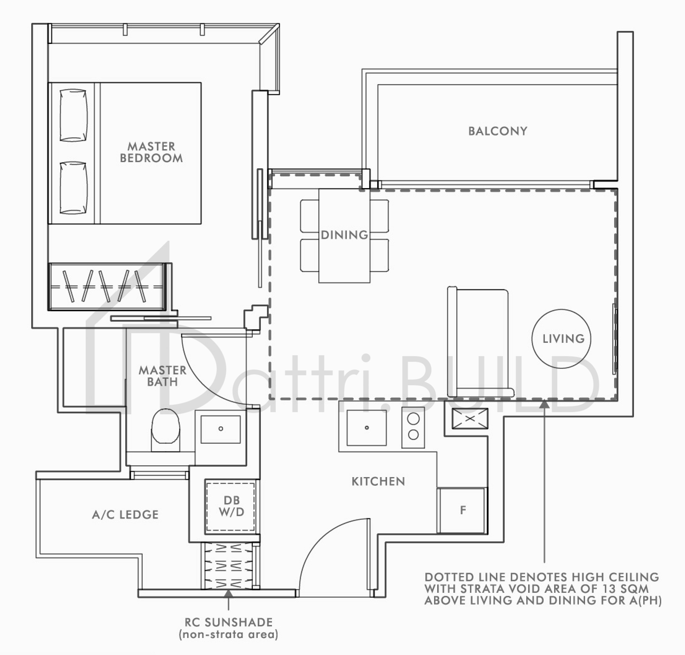 WILSHIRE RESIDENCES A floorplan (watermarked)