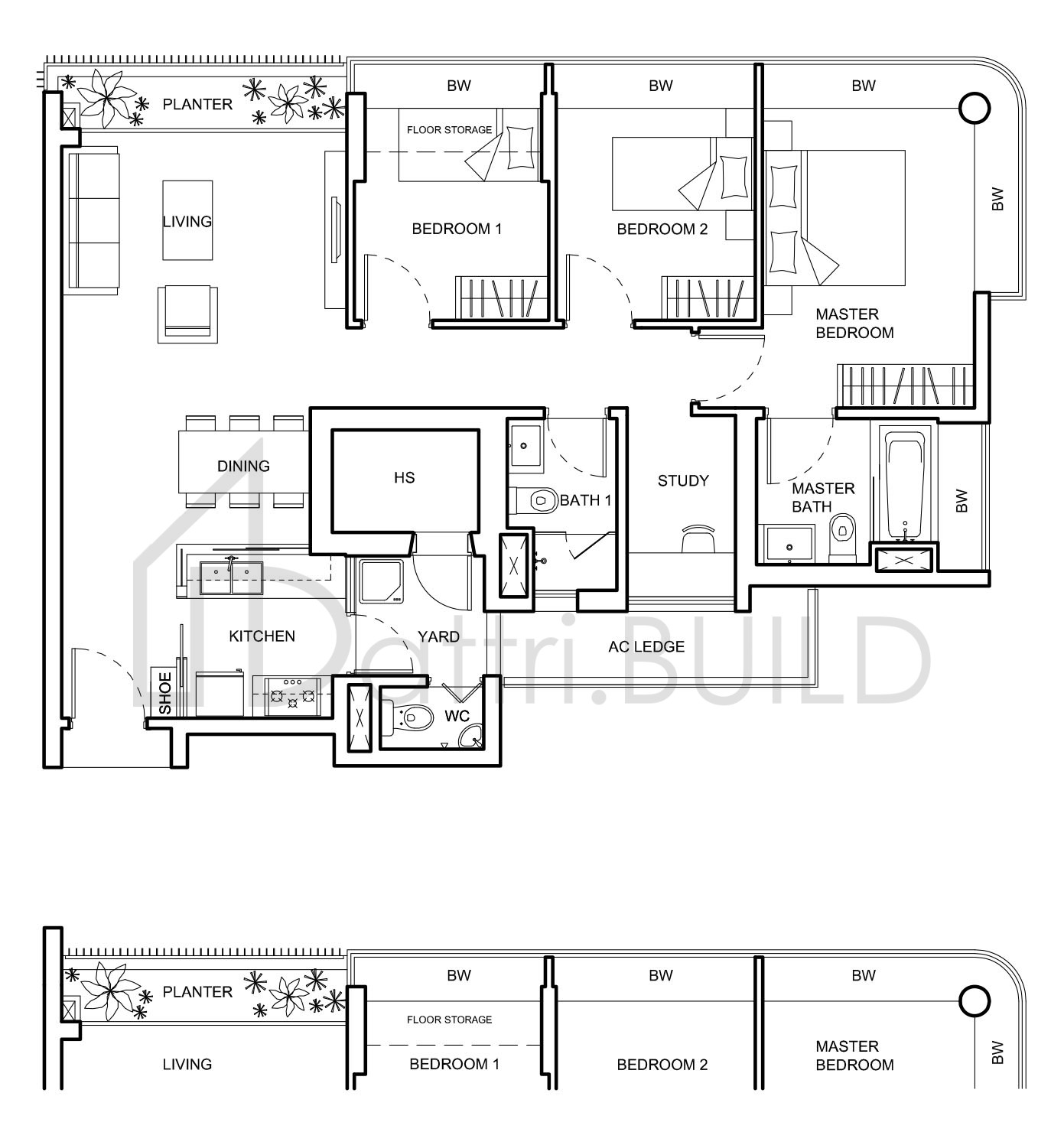NV RESIDENCES C2a floorplan (watermarked)