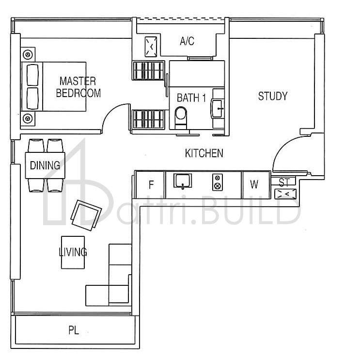 CITYLIGHTS Ba-1 floorplan (watermarked)