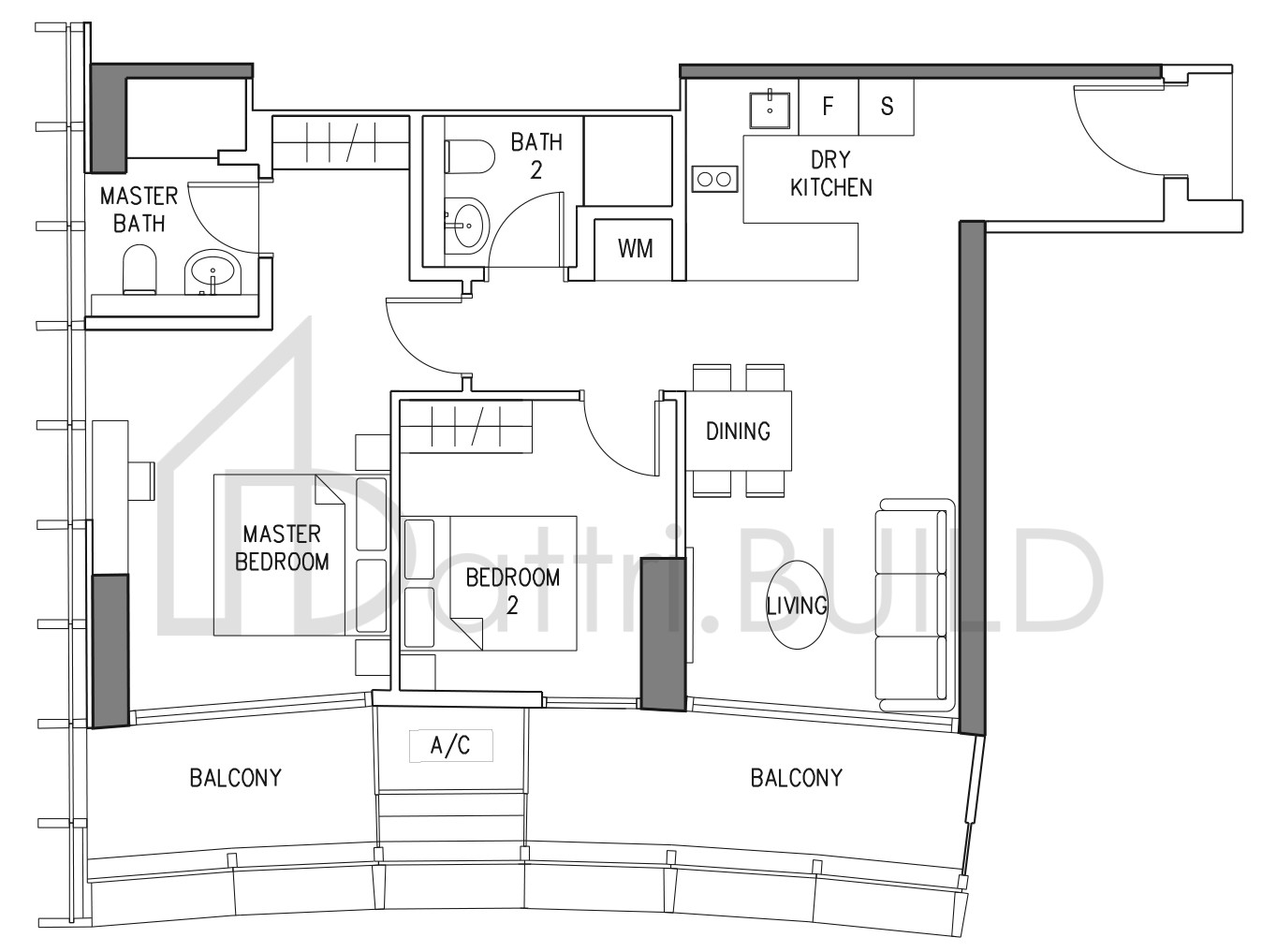DUO RESIDENCES D6 floorplan (watermarked)