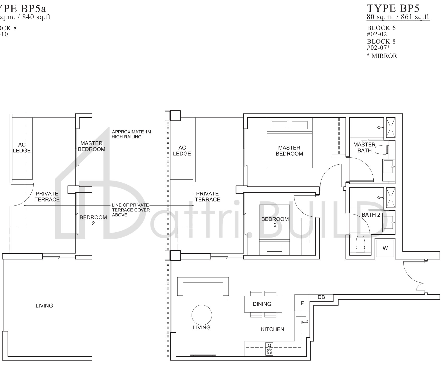 THE VENUE RESIDENCES BP5a floorplan (watermarked)