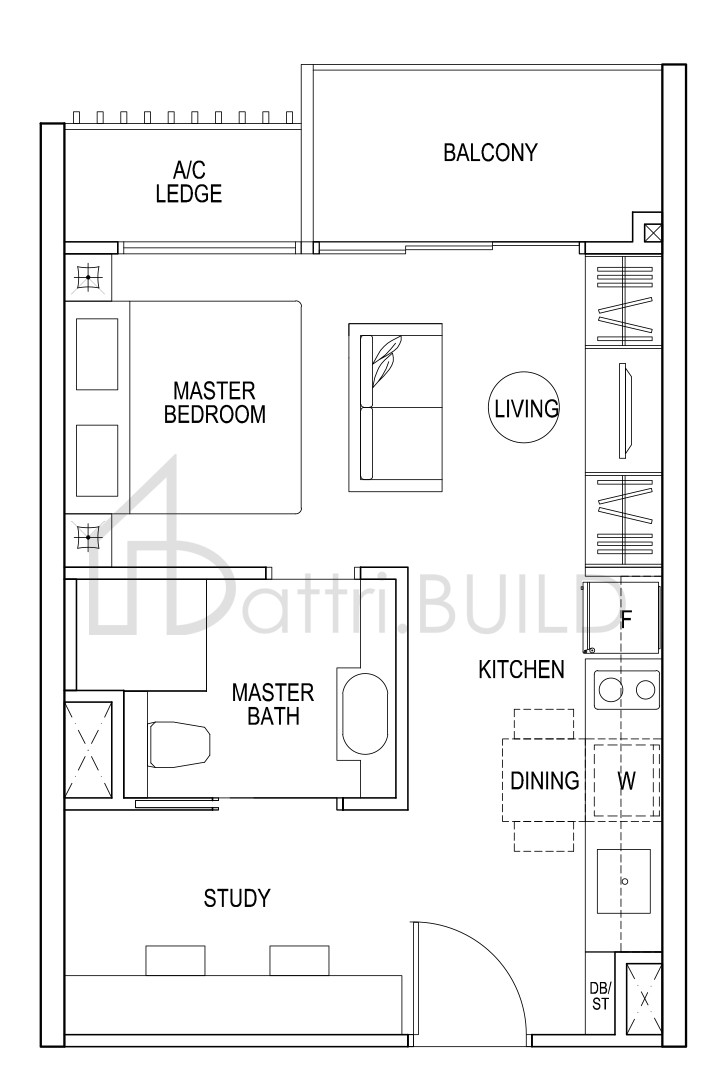 THE POIZ RESIDENCES U AS1 floorplan (watermarked)