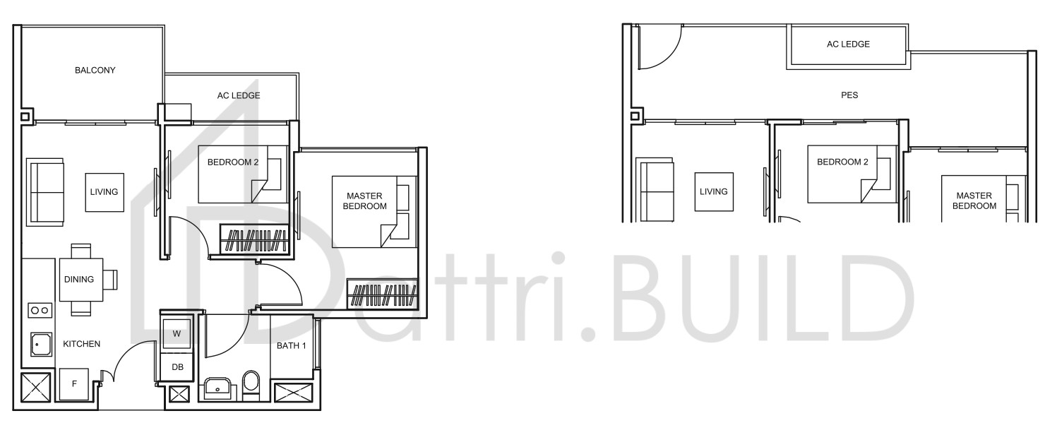 THE GLADES Bc4-P floorplan (watermarked)