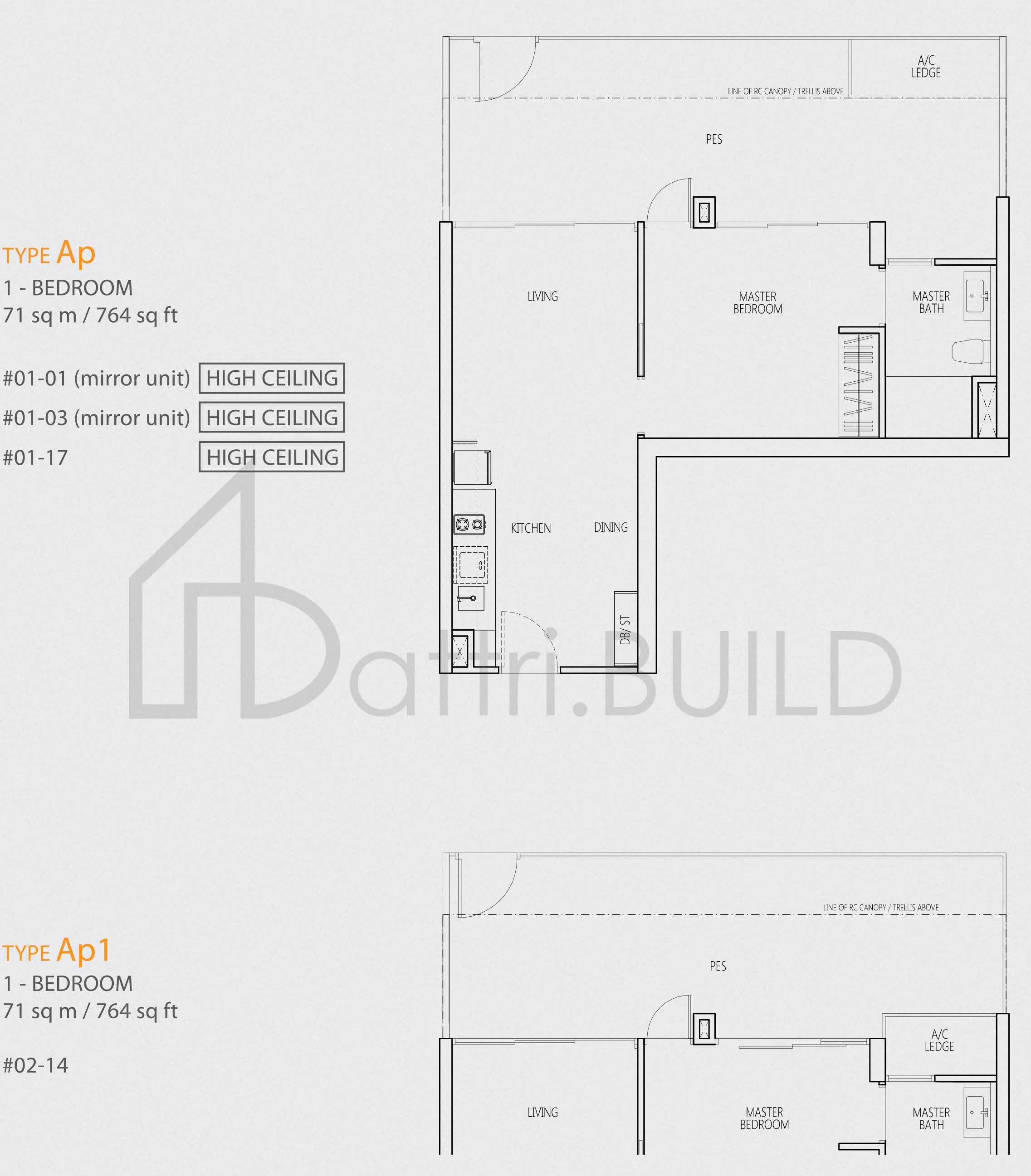 Q BAY RESIDENCES Ap1 floorplan (watermarked)