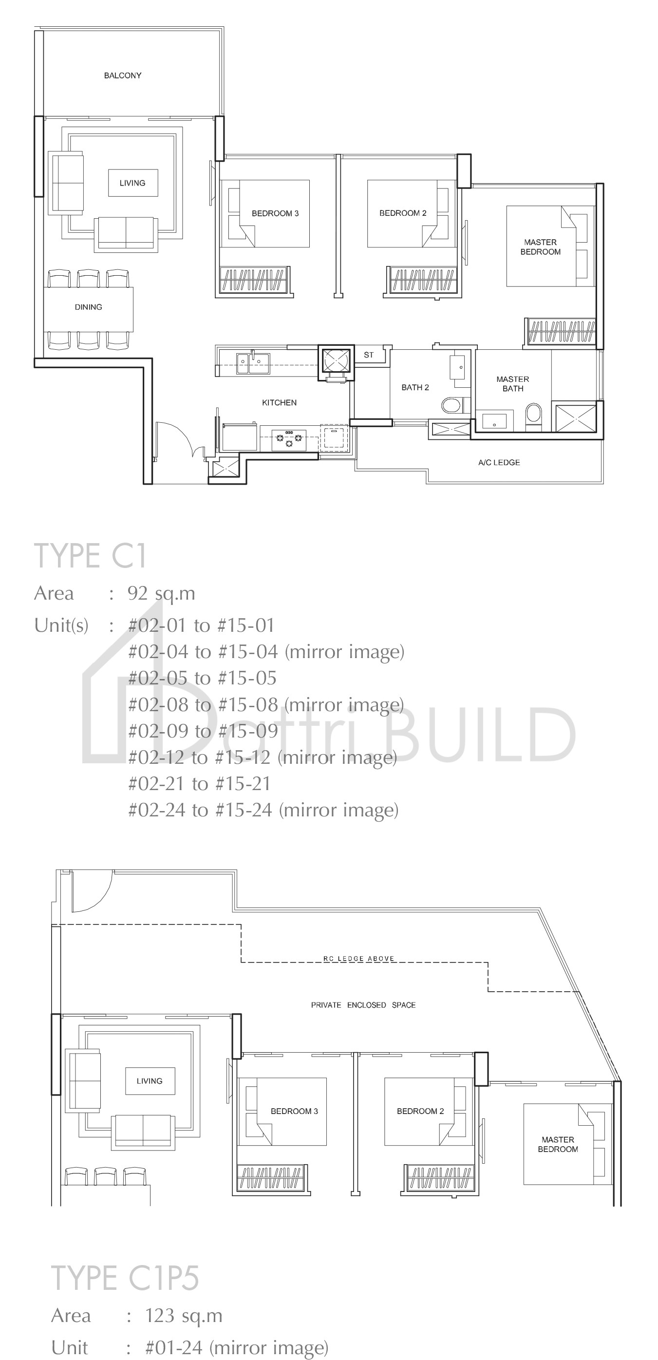 PARC CENTROS C1P5 floorplan (watermarked)