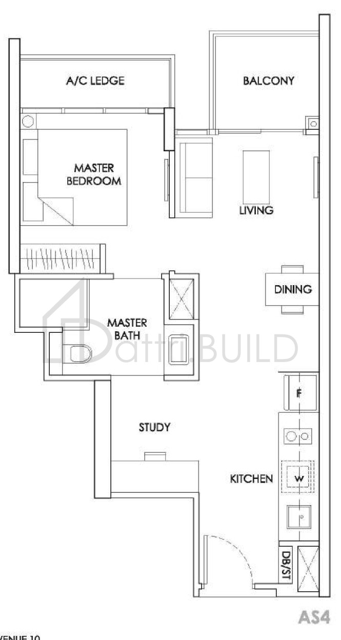 THE ALPS RESIDENCES AS4 floorplan (watermarked)