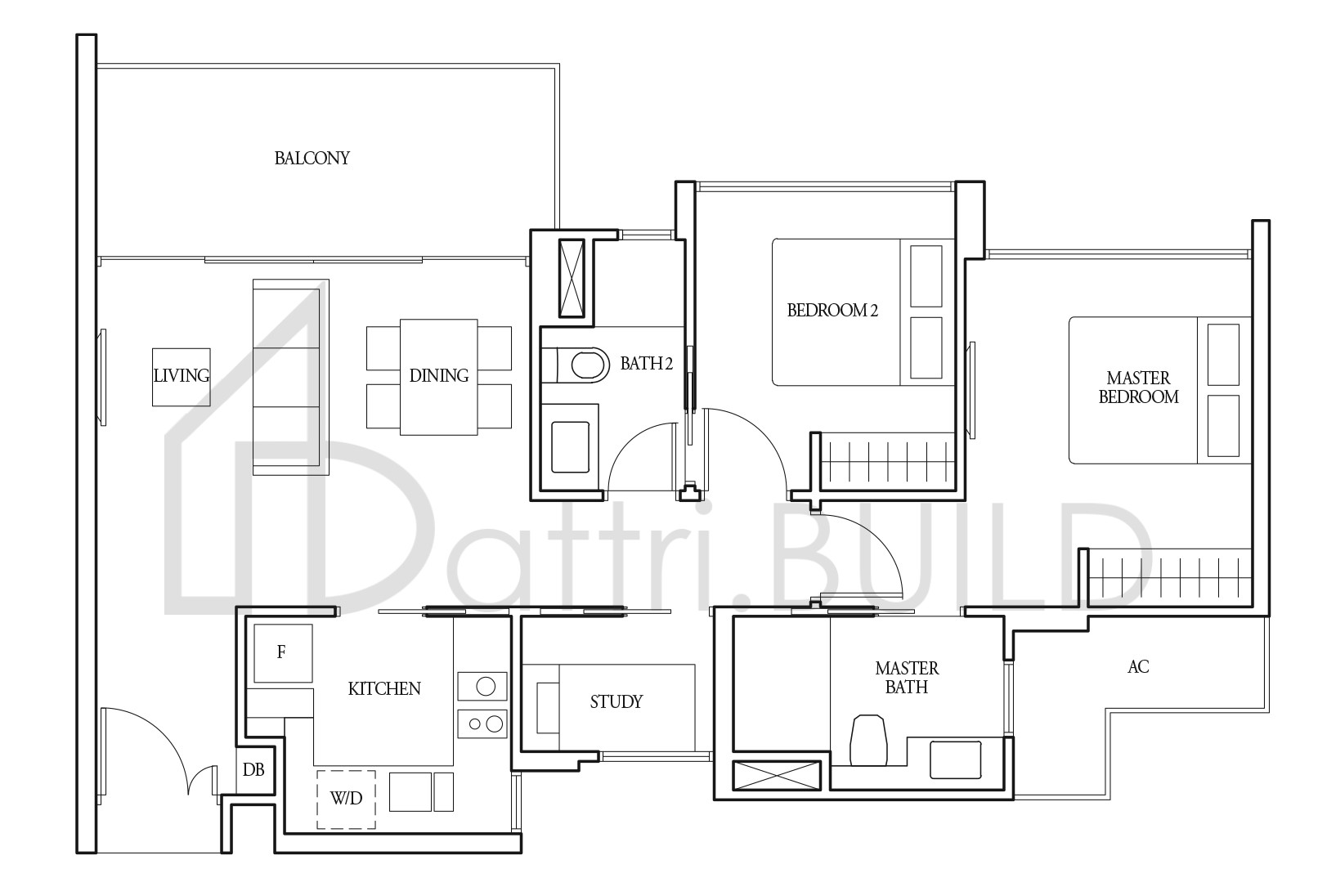 BARTLEY RIDGE (2+1)b floorplan (watermarked)