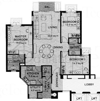PARKSHORE A1 floorplan (watermarked)