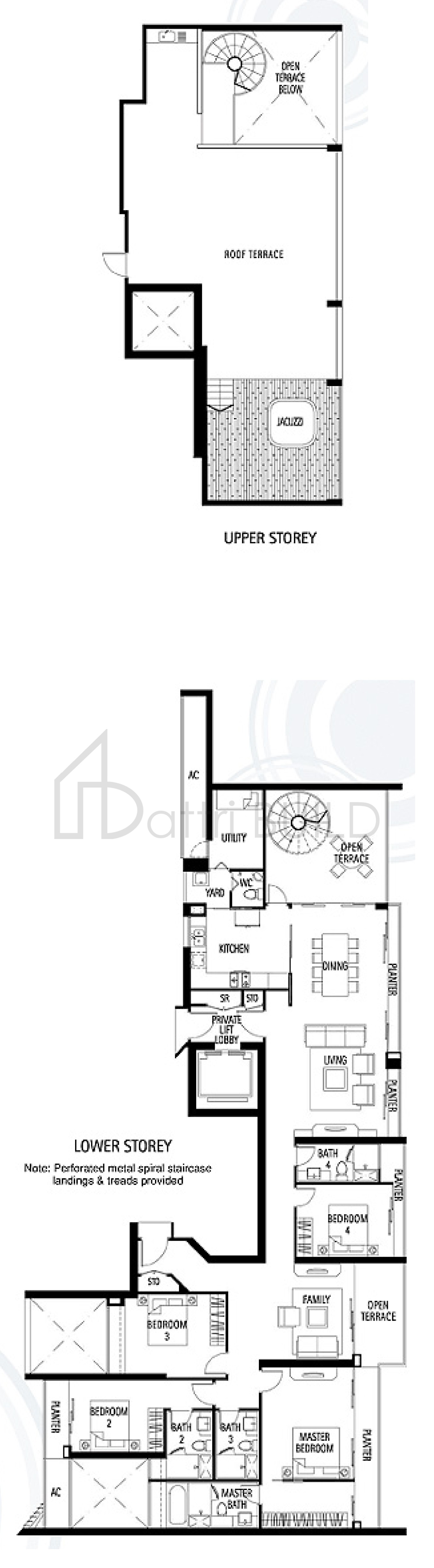 TRIBECA E1 floorplan (watermarked)