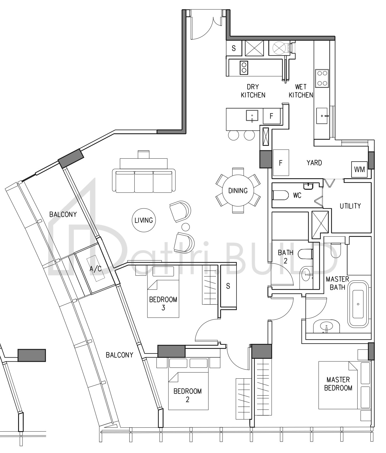 DUO RESIDENCES F4 floorplan (watermarked)