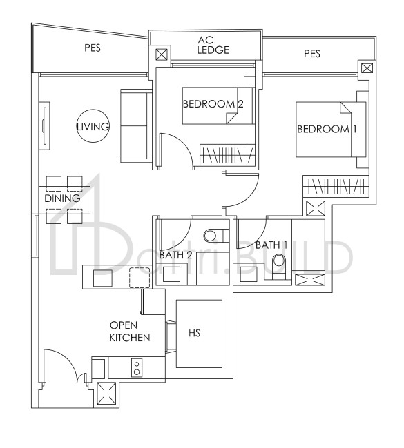 BEDOK RESIDENCES B4c(P) floorplan (watermarked)