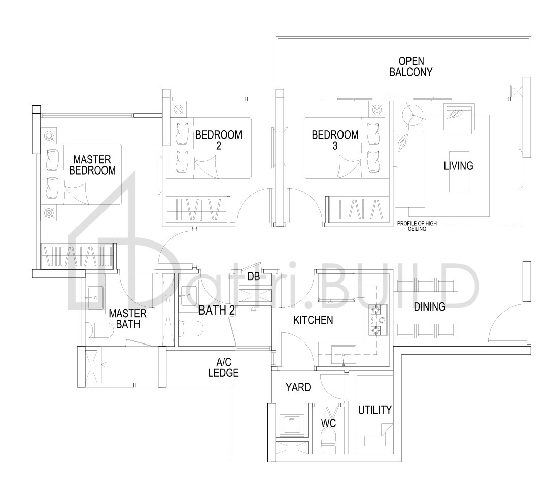 FLO RESIDENCE B2R2 floorplan (watermarked)