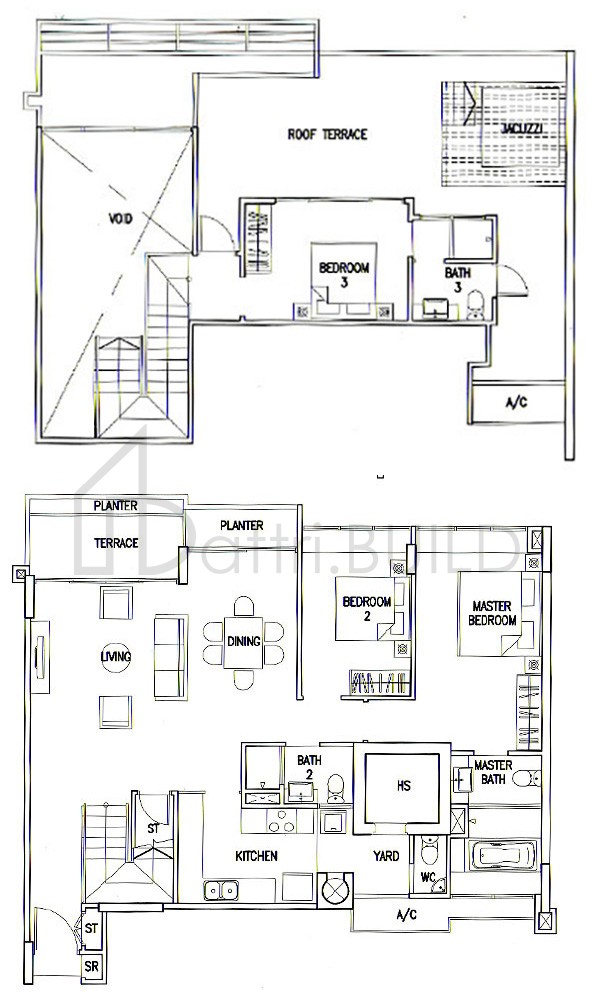 THE CALROSE DB2 floorplan (watermarked)