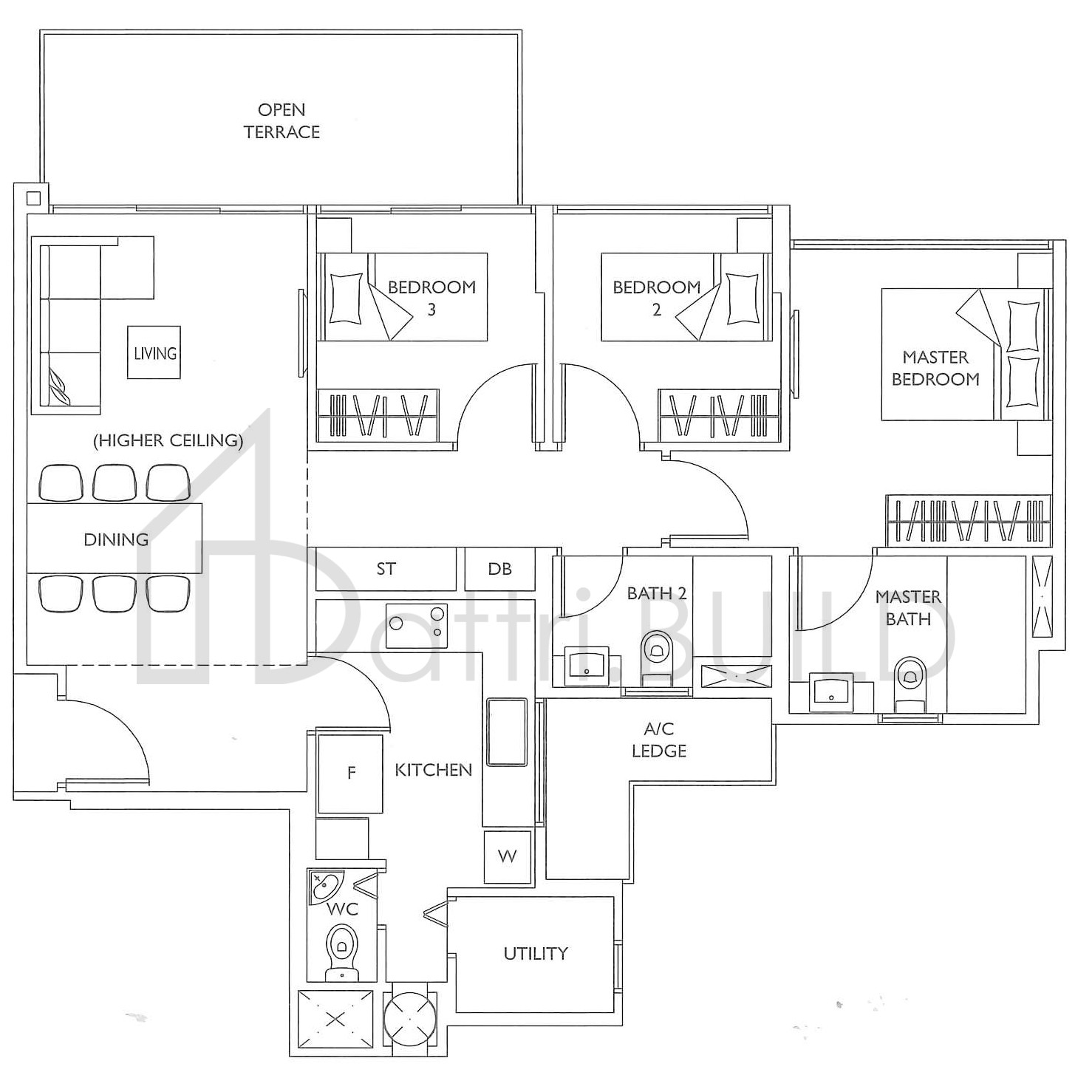 THE LUXURIE C3L floorplan (watermarked)