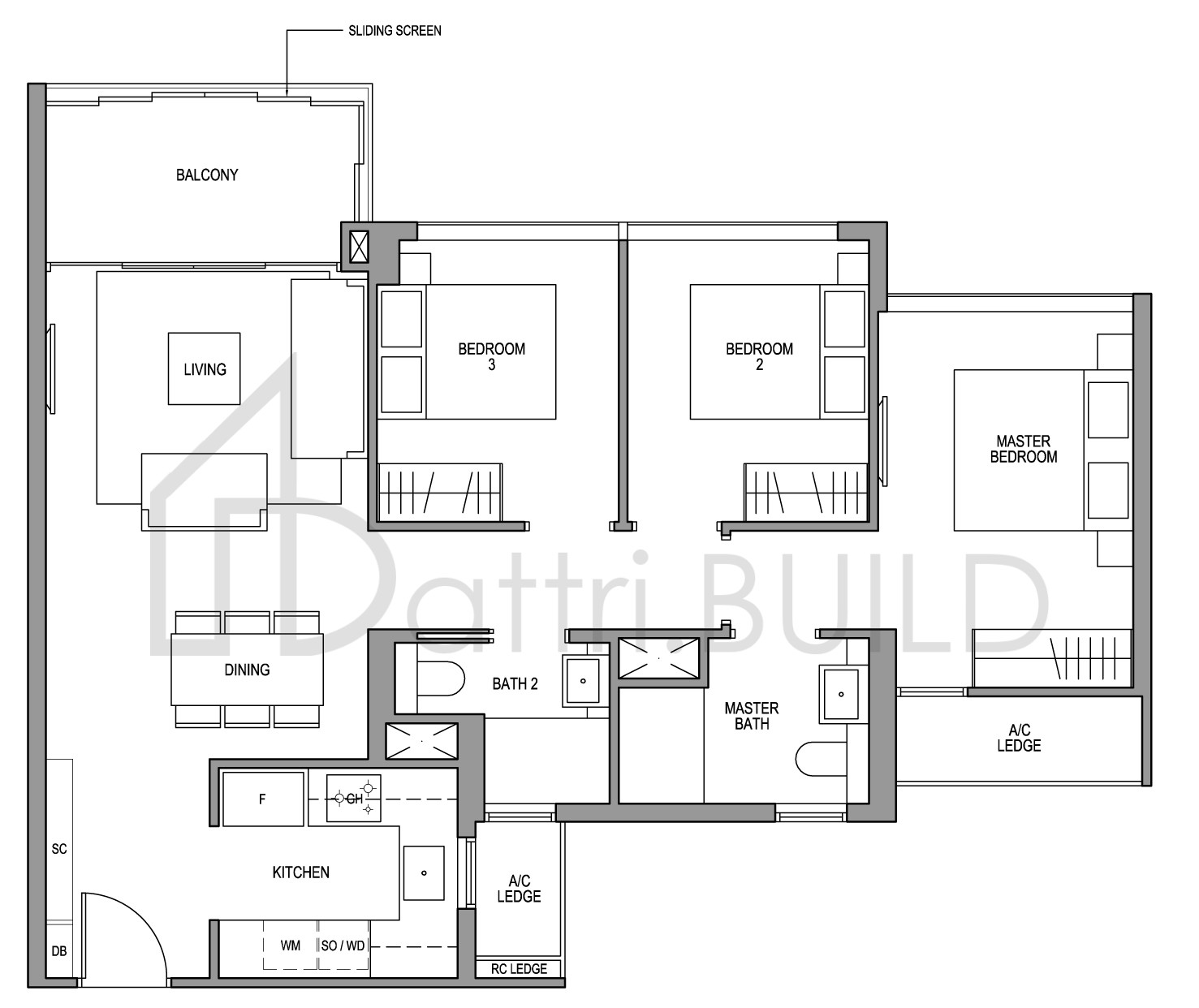 MARTIN MODERN C1-R floorplan (watermarked)