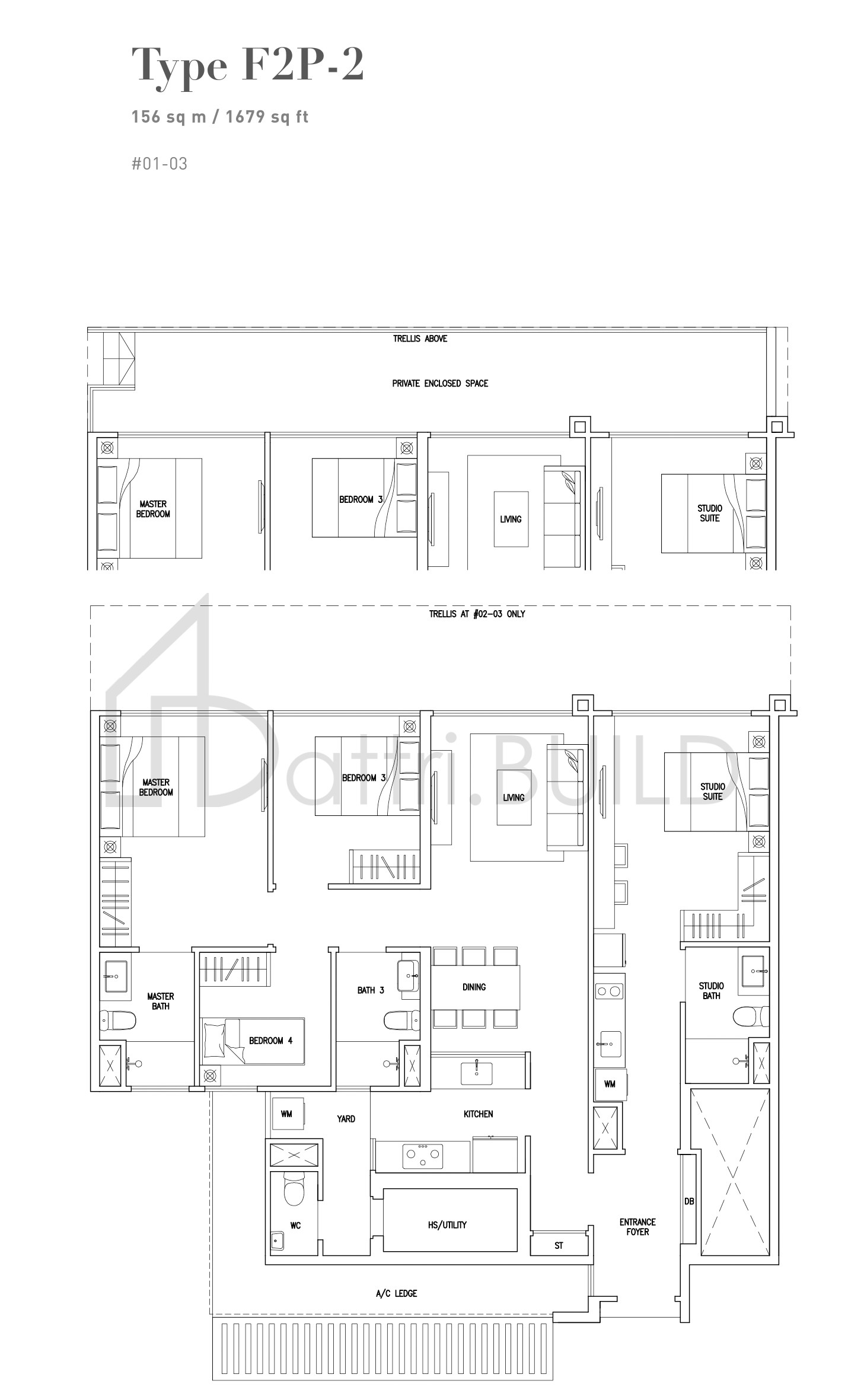 CITYLIFE@TAMPINES F2P-2 floorplan (watermarked)