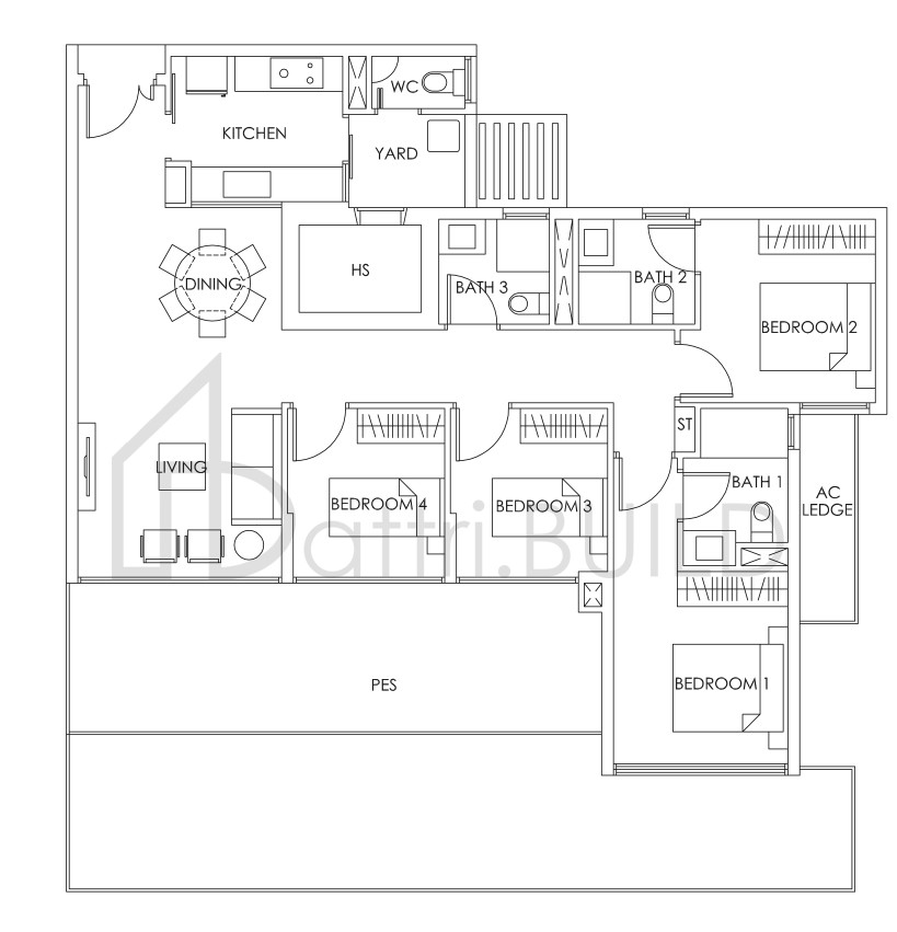 BEDOK RESIDENCES D1 (M)(P) floorplan (watermarked)