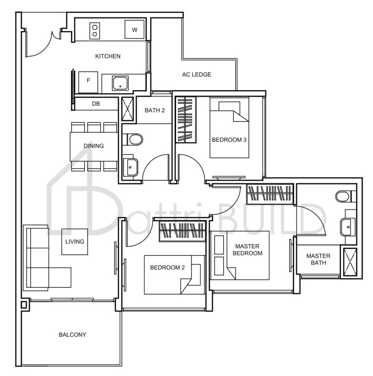 THE GLADES Cc4 floorplan (watermarked)