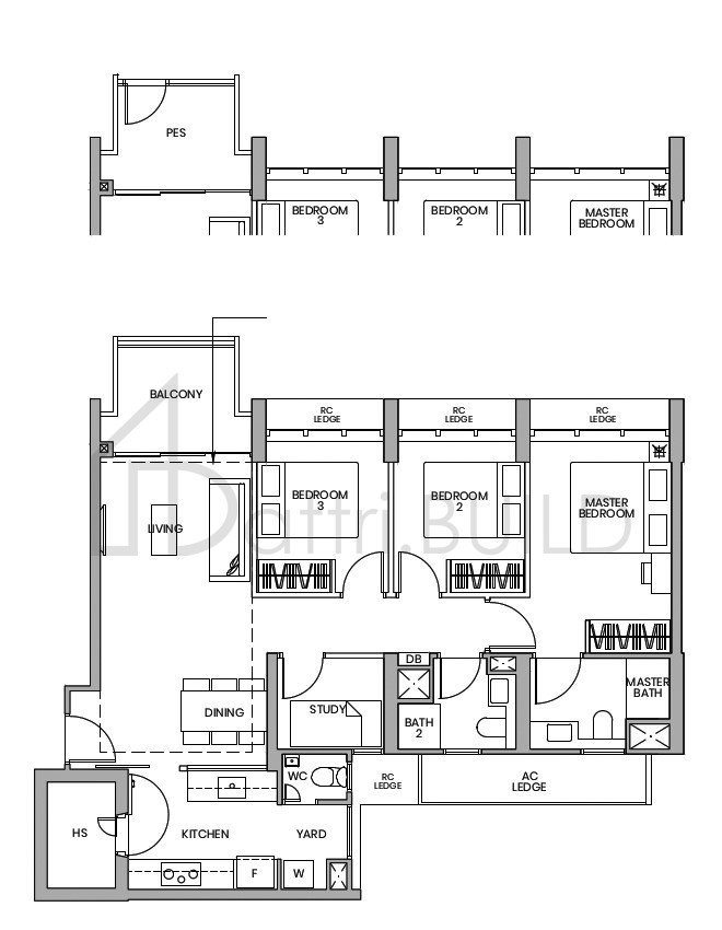 PARC GREENWICH C5C-P floorplan (watermarked)
