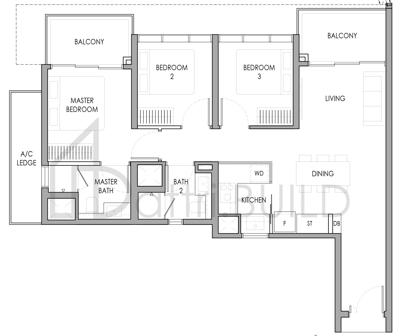 SENGKANG GRAND RESIDENCES C2 floorplan (watermarked)