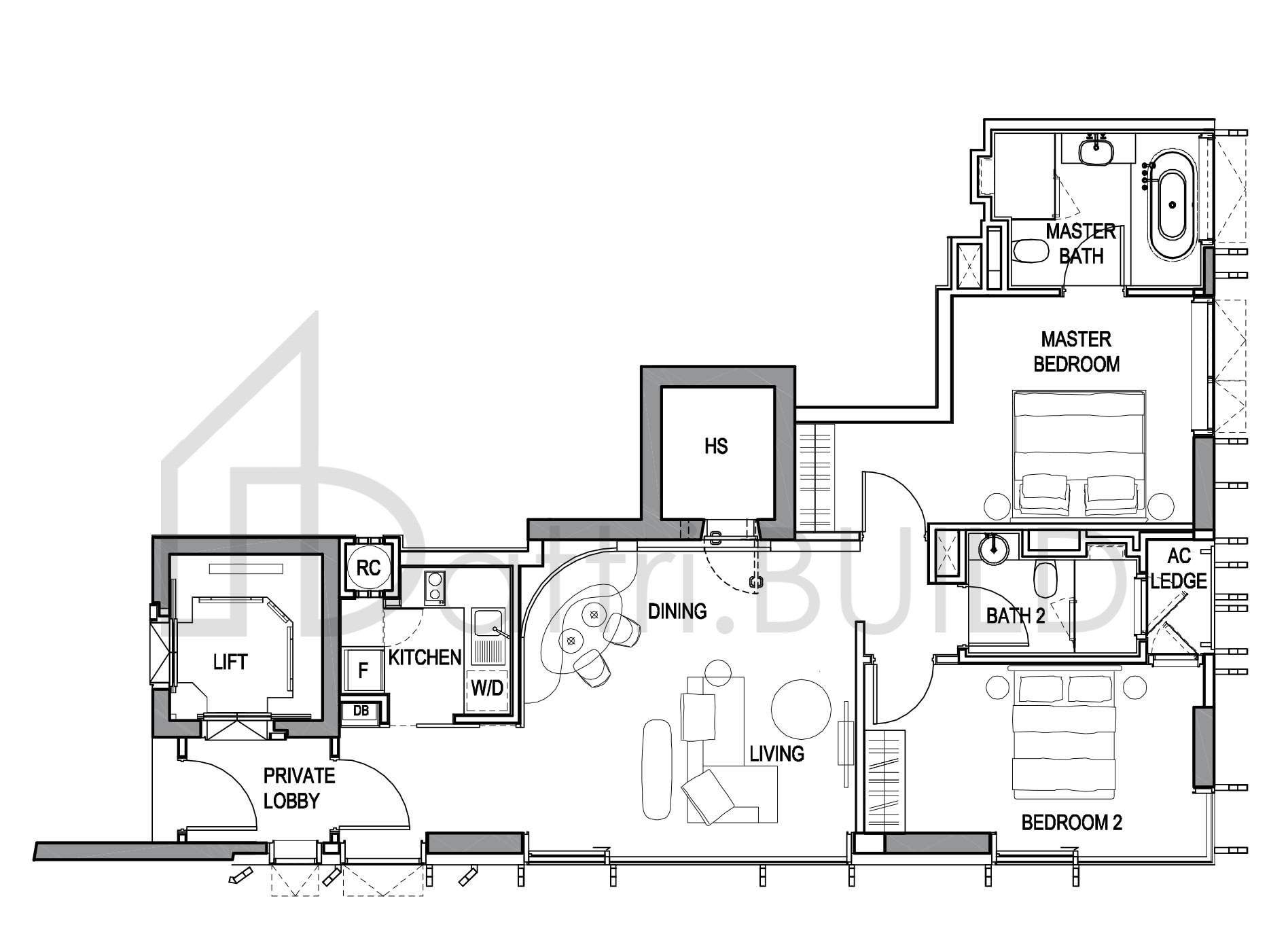 3 ORCHARD BY-THE-PARK A1 floorplan (watermarked)