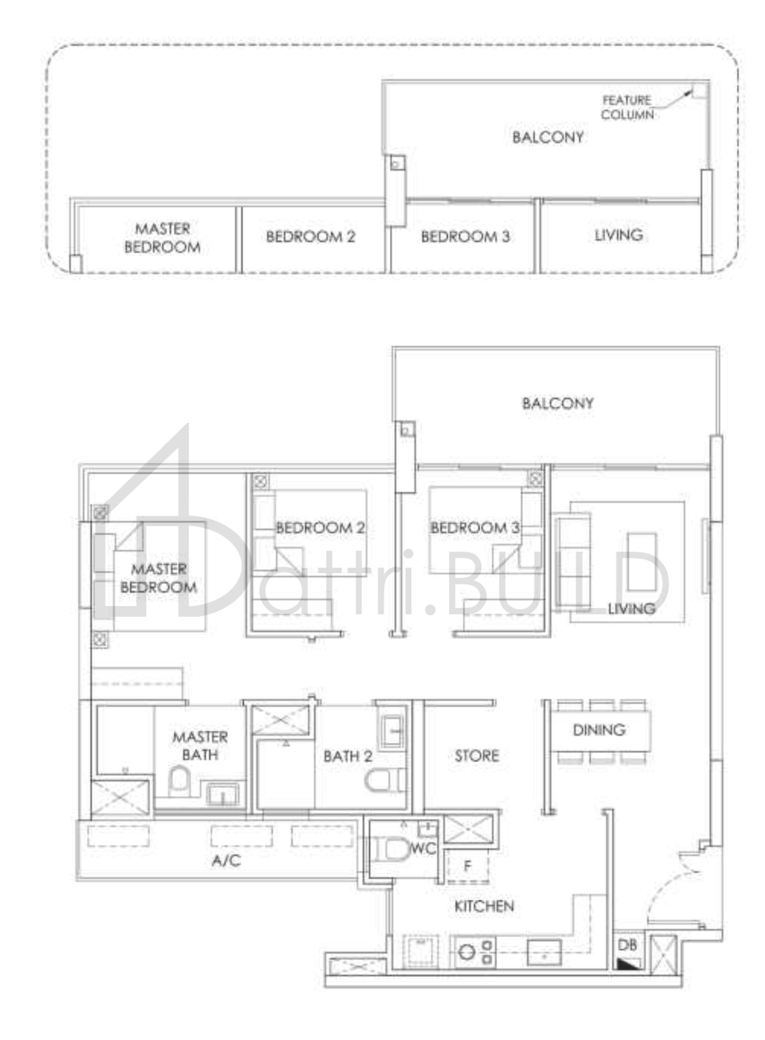 OLA B4A-2/B4A-R floorplan (watermarked)