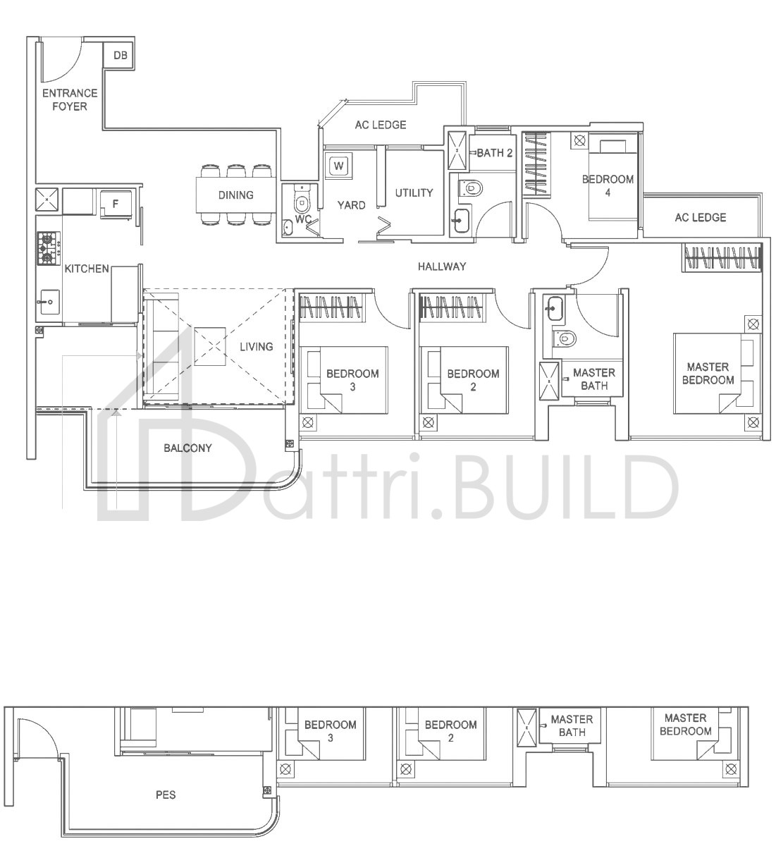 HUNDRED PALMS RESIDENCES D1-G floorplan (watermarked)