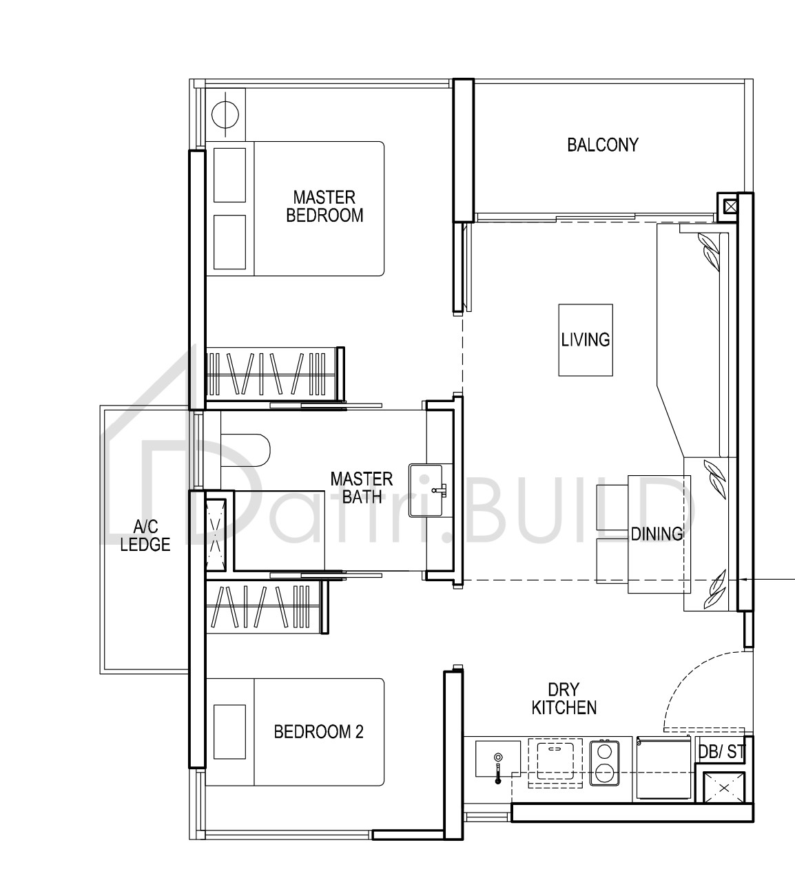 RIVERTREES RESIDENCES B1 floorplan (watermarked)
