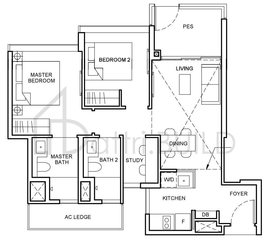 FORETT AT BUKIT TIMAH BS6a(p) floorplan (watermarked)