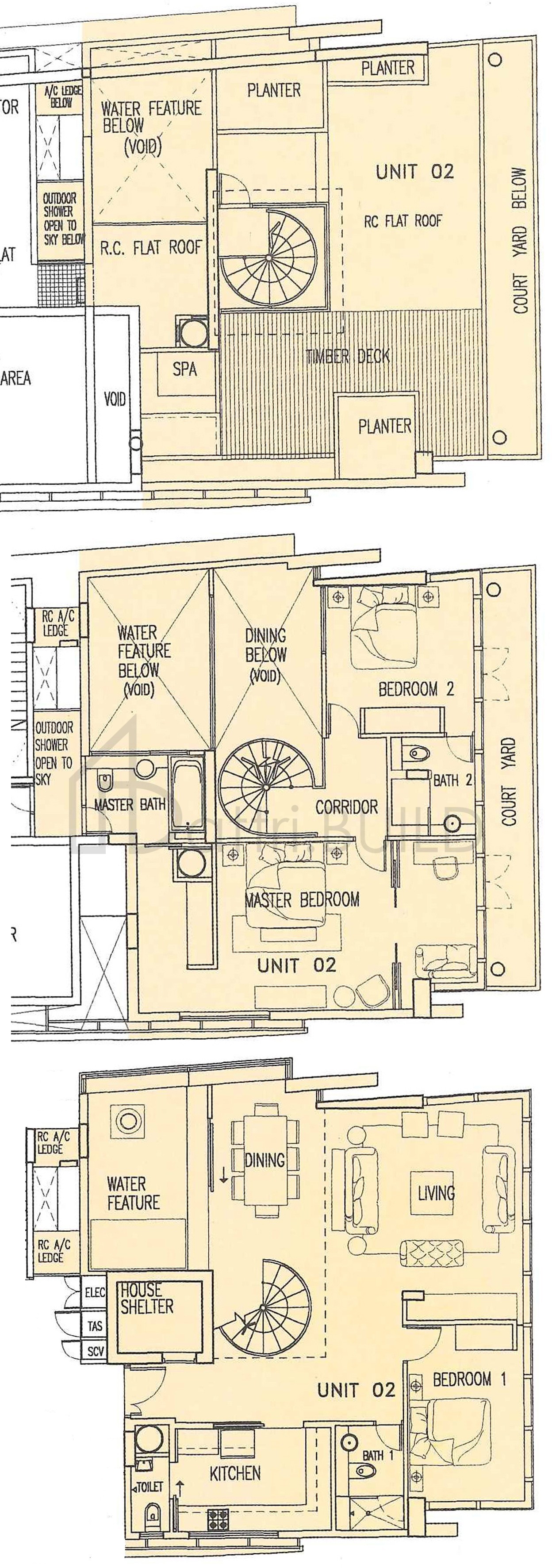 THE ABODE AT DEVONSHIRE Penthouse floorplan (watermarked)