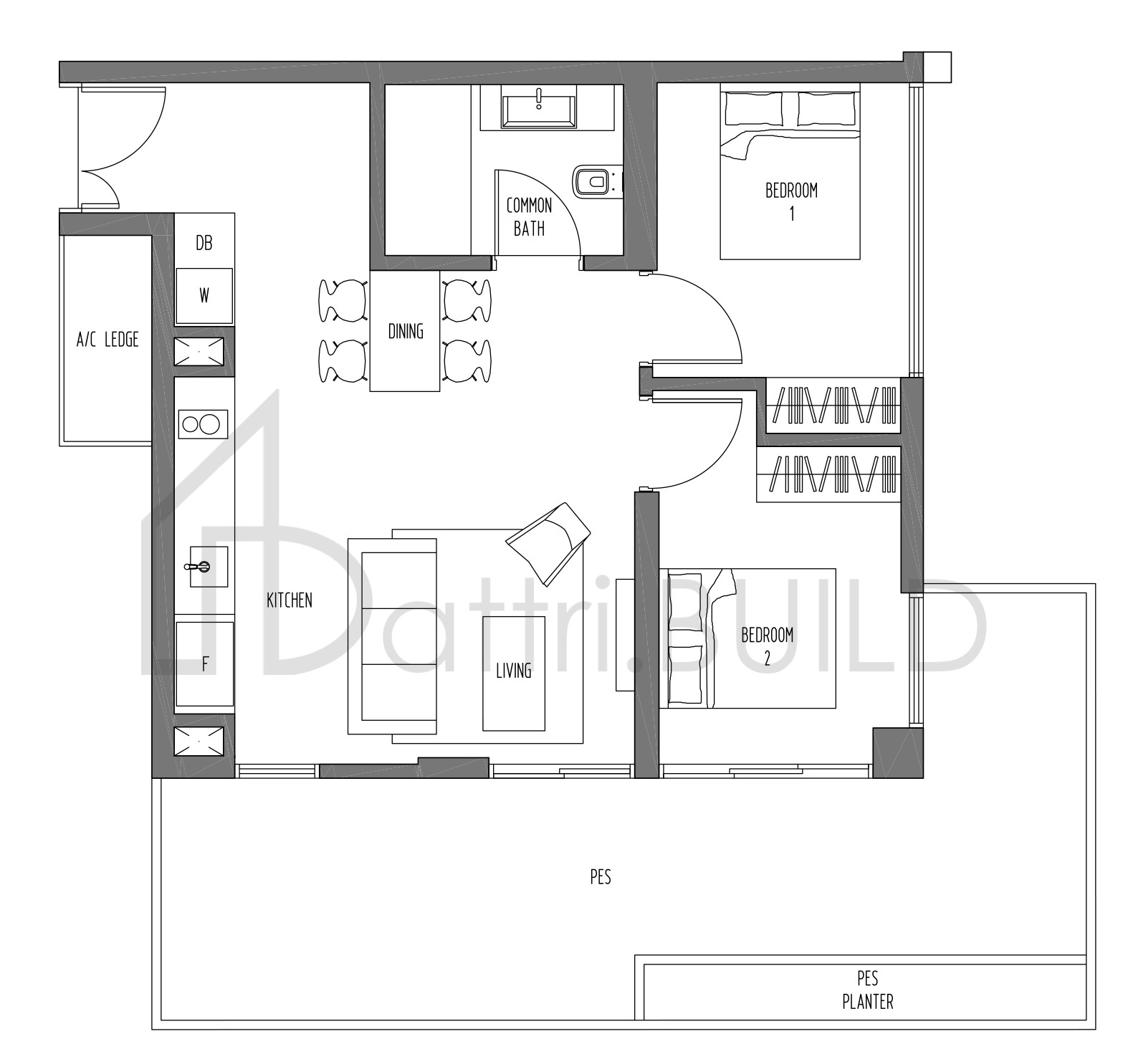 SENNETT RESIDENCE B12G floorplan (watermarked)