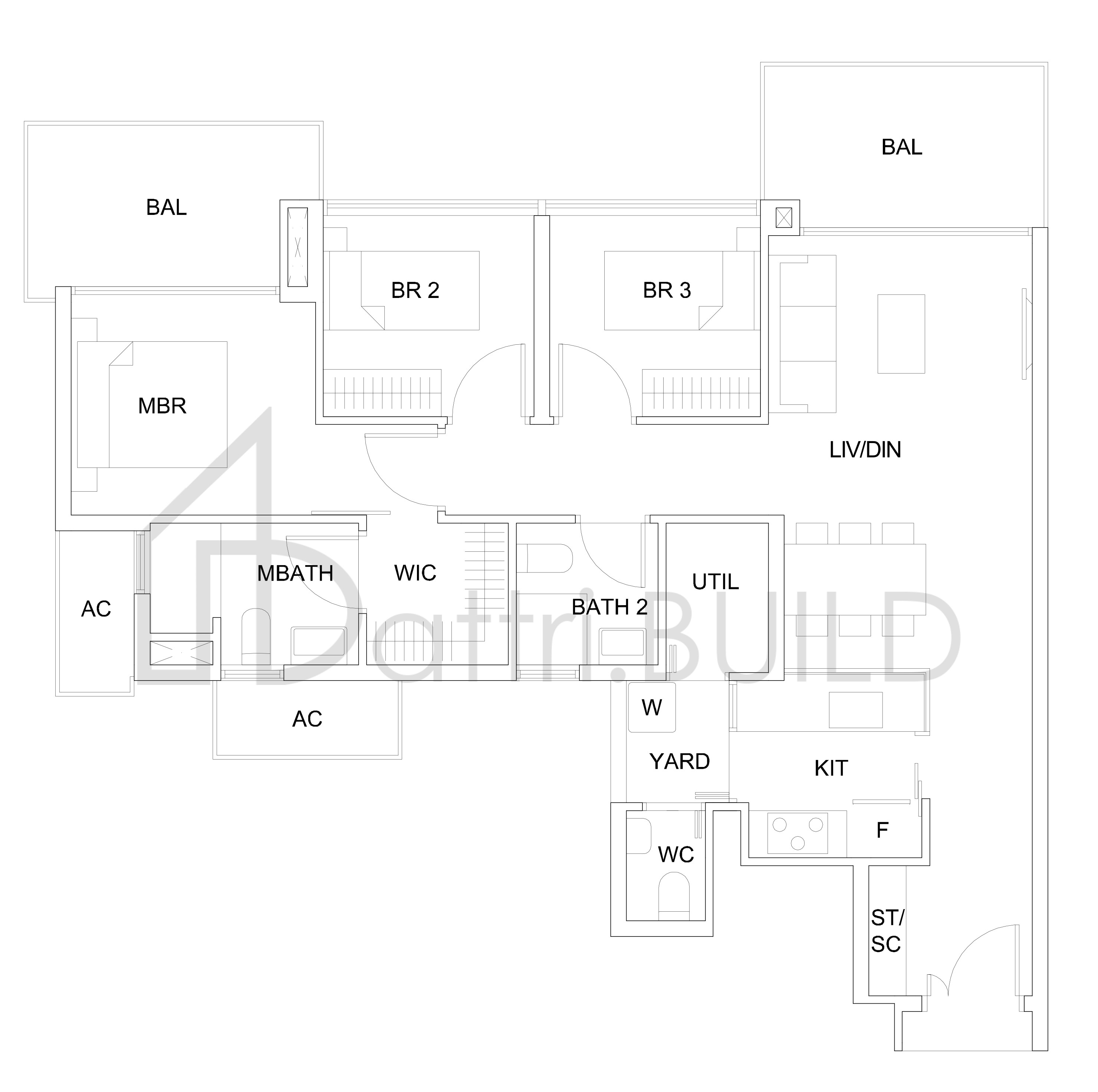 SKY VUE Ca4(M)(3-br) floorplan (watermarked)