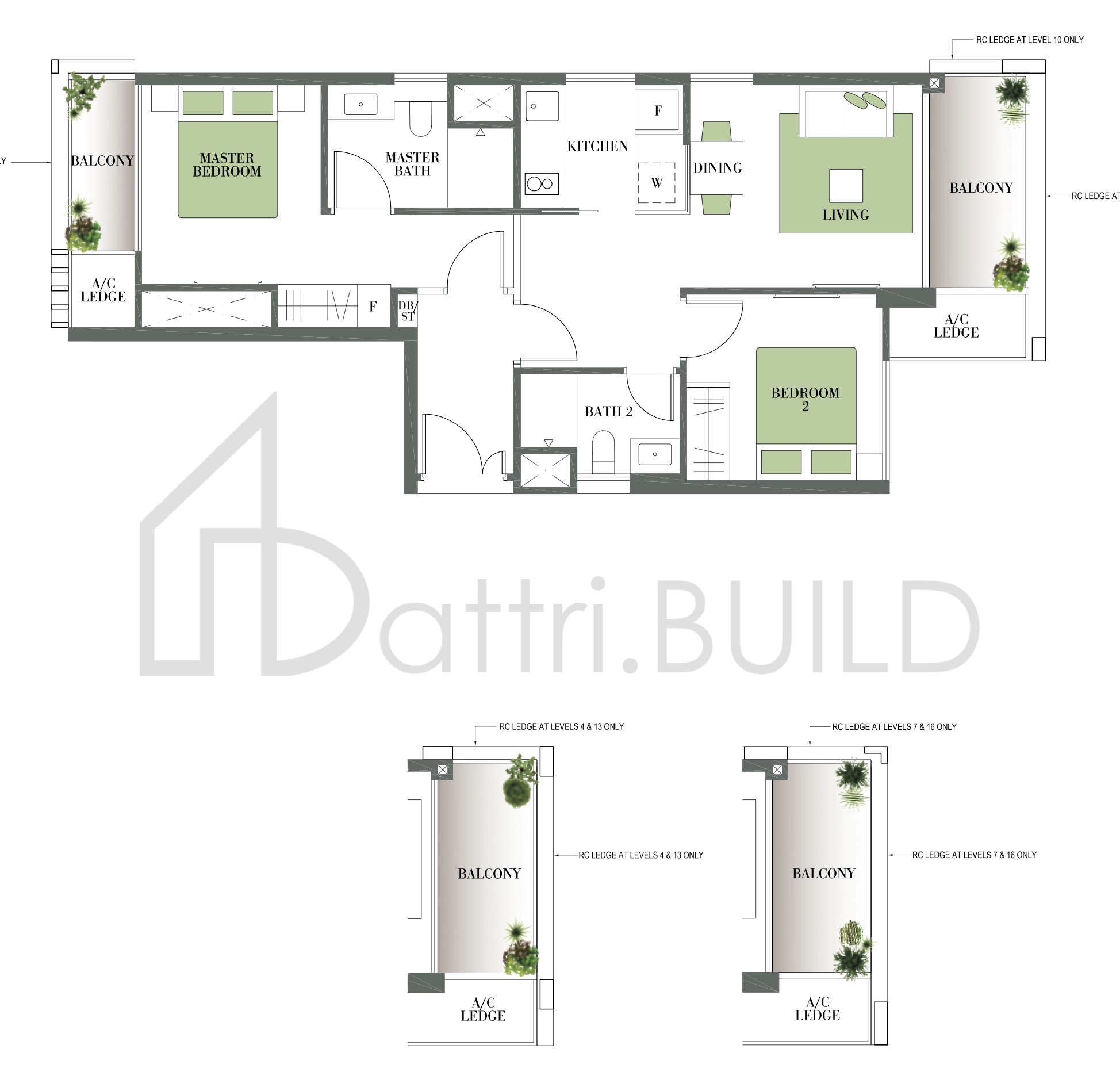 BOTANIQUE AT BARTLEY B3 floorplan (watermarked)