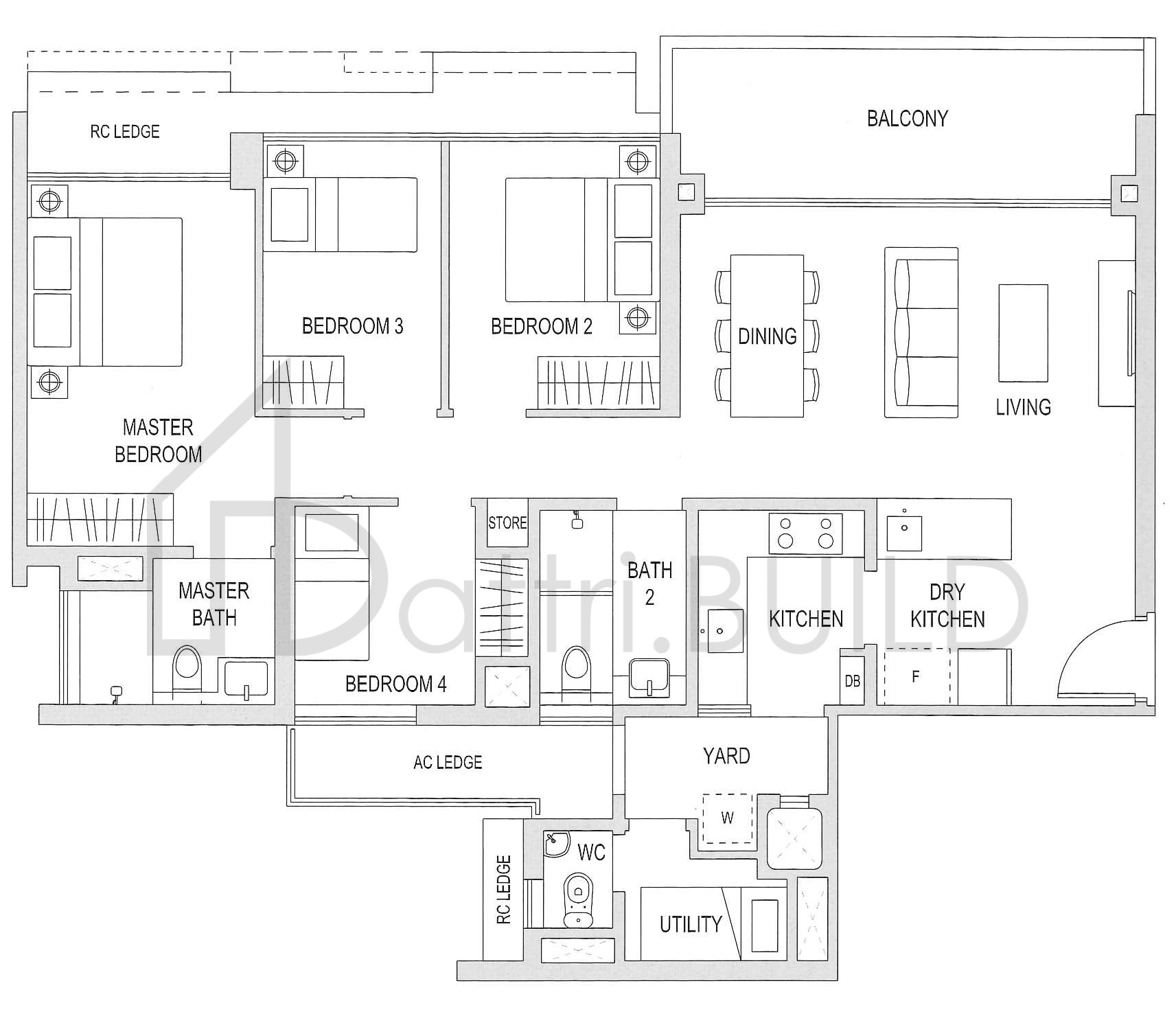 THE TOPIARY E1 floorplan (watermarked)