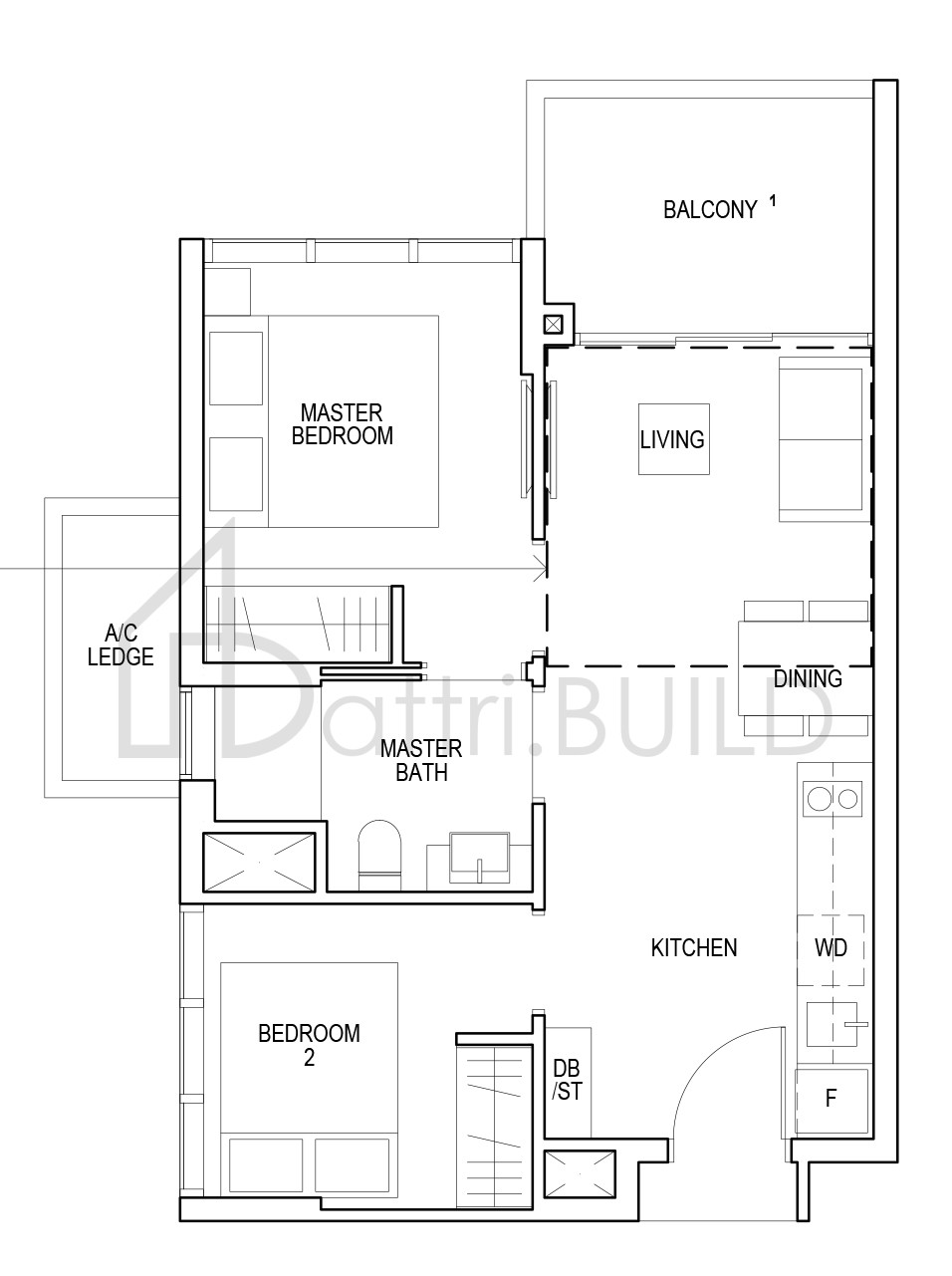 RIVERFRONT RESIDENCES B1 floorplan (watermarked)