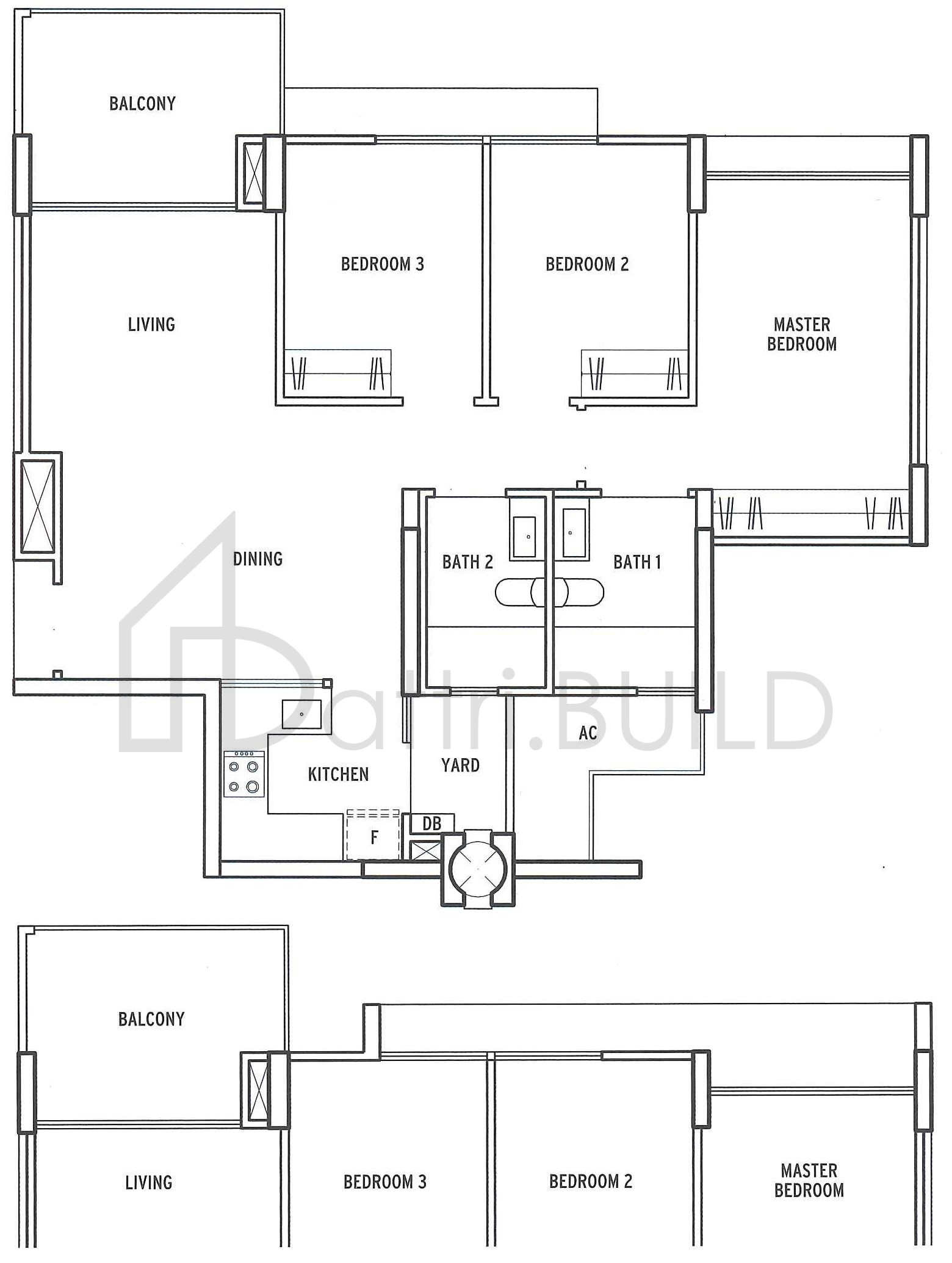 TREASURE CREST A1a floorplan (watermarked)