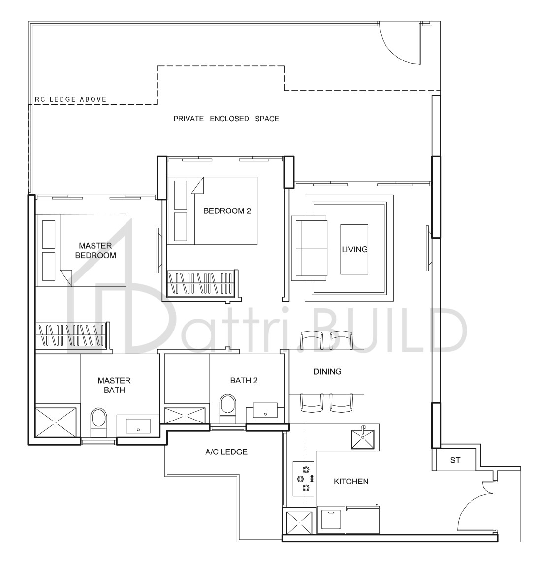 PARC CENTROS B1bP floorplan (watermarked)