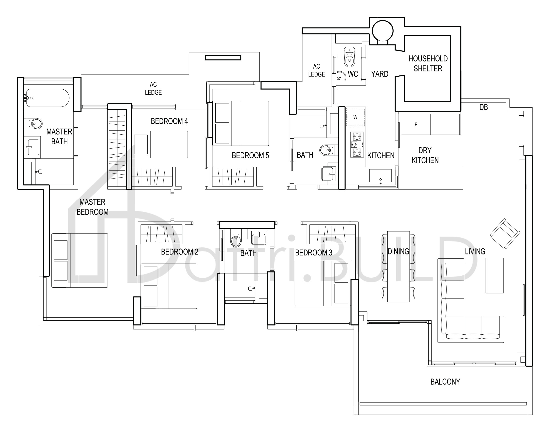THE TERRACE E floorplan (watermarked)