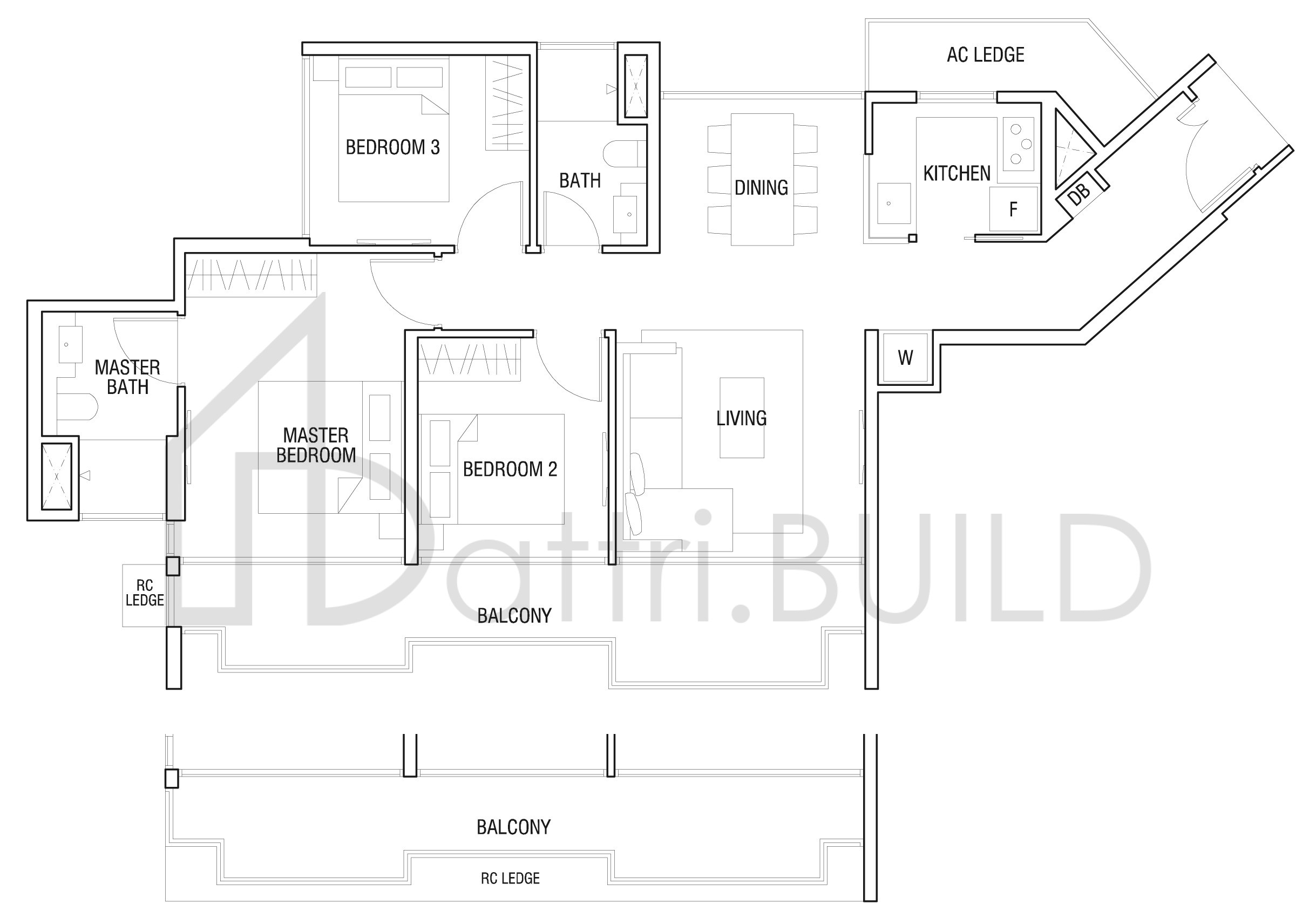 THOMSON THREE C3d floorplan (watermarked)