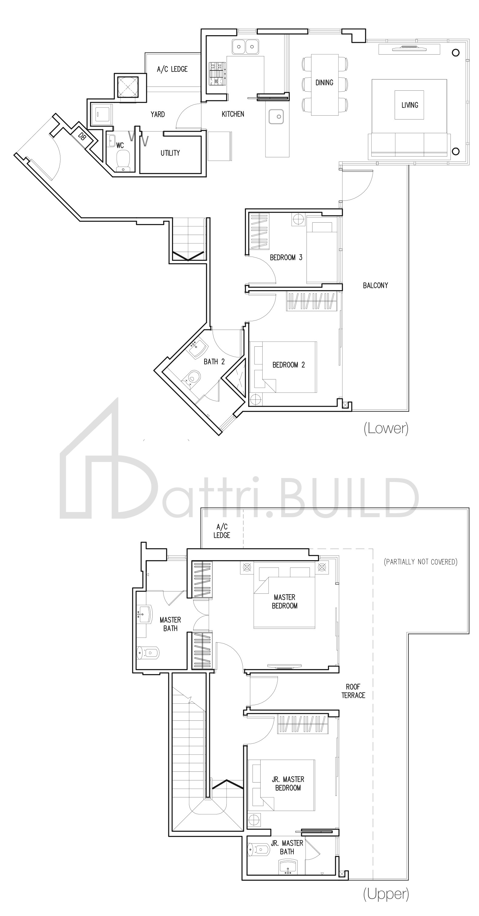 THE MILTONIA RESIDENCES D1-PH floorplan (watermarked)