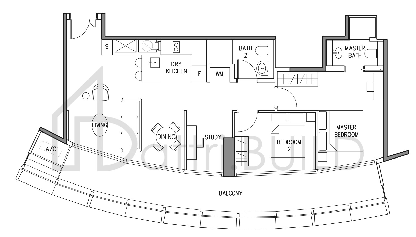 DUO RESIDENCES E2 floorplan (watermarked)
