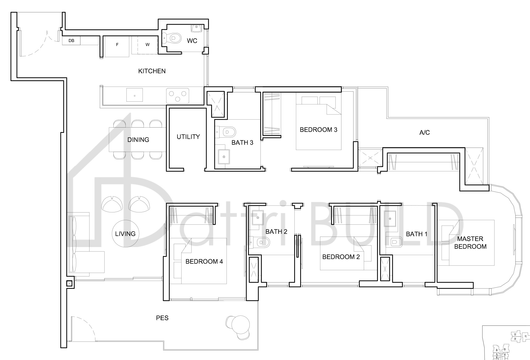 HIGH PARK RESIDENCES 4D2-P floorplan (watermarked)