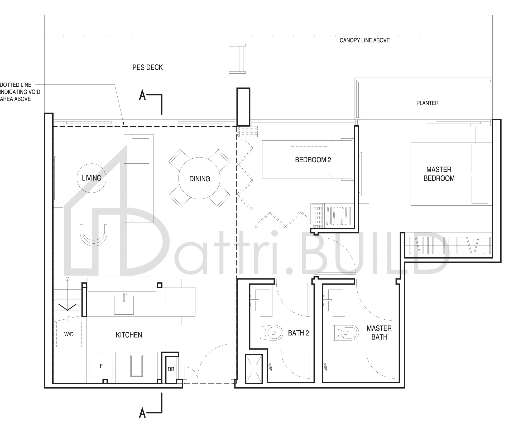 UP@ROBERTSON QUAY C1a (PES) floorplan (watermarked)