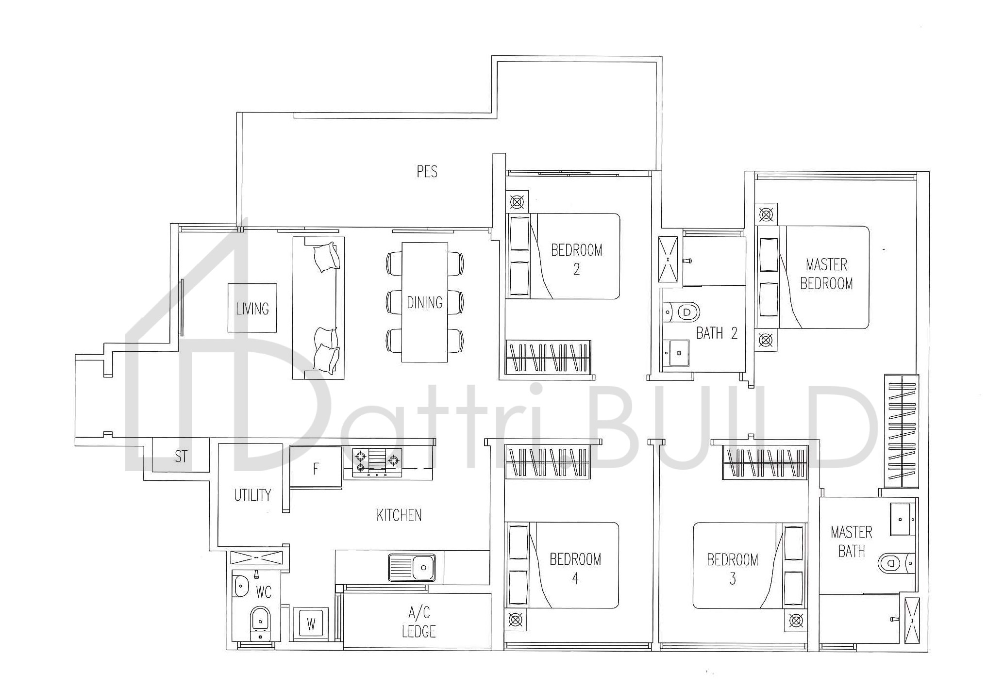TWIN FOUNTAINS C1p-vt floorplan (watermarked)