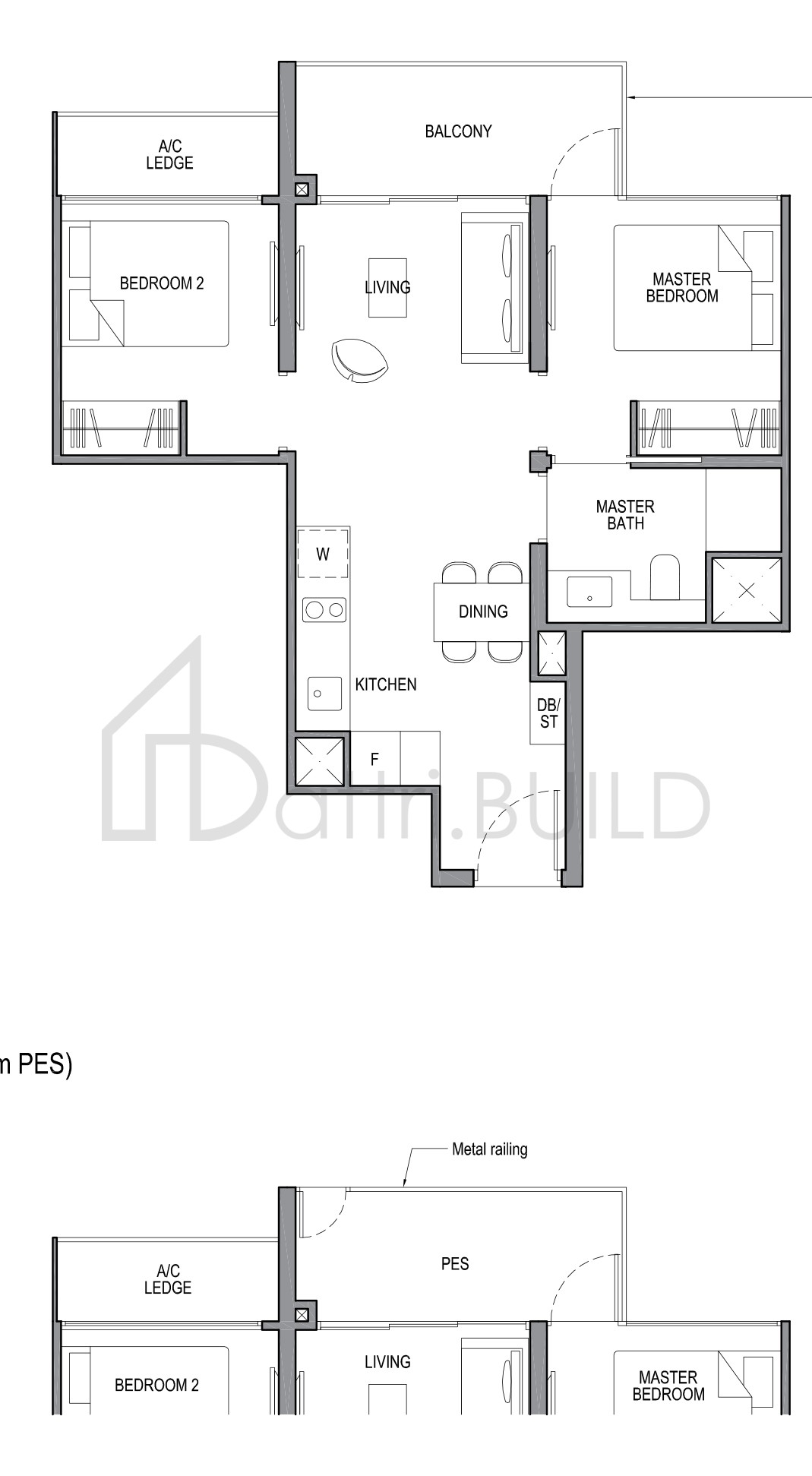 PARK COLONIAL 2C1-G floorplan (watermarked)