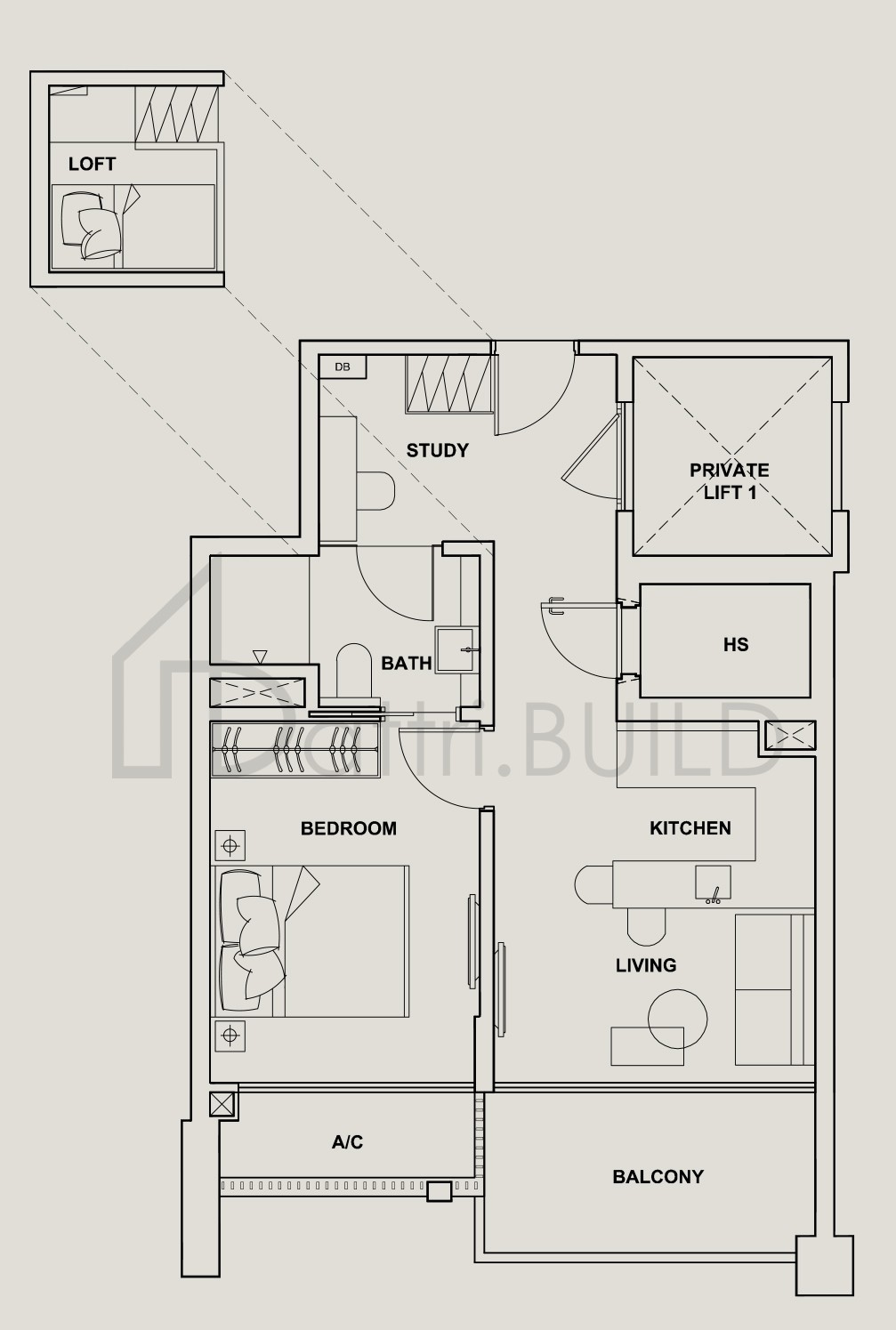 ONZE @ TANJONG PAGAR A6 floorplan (watermarked)