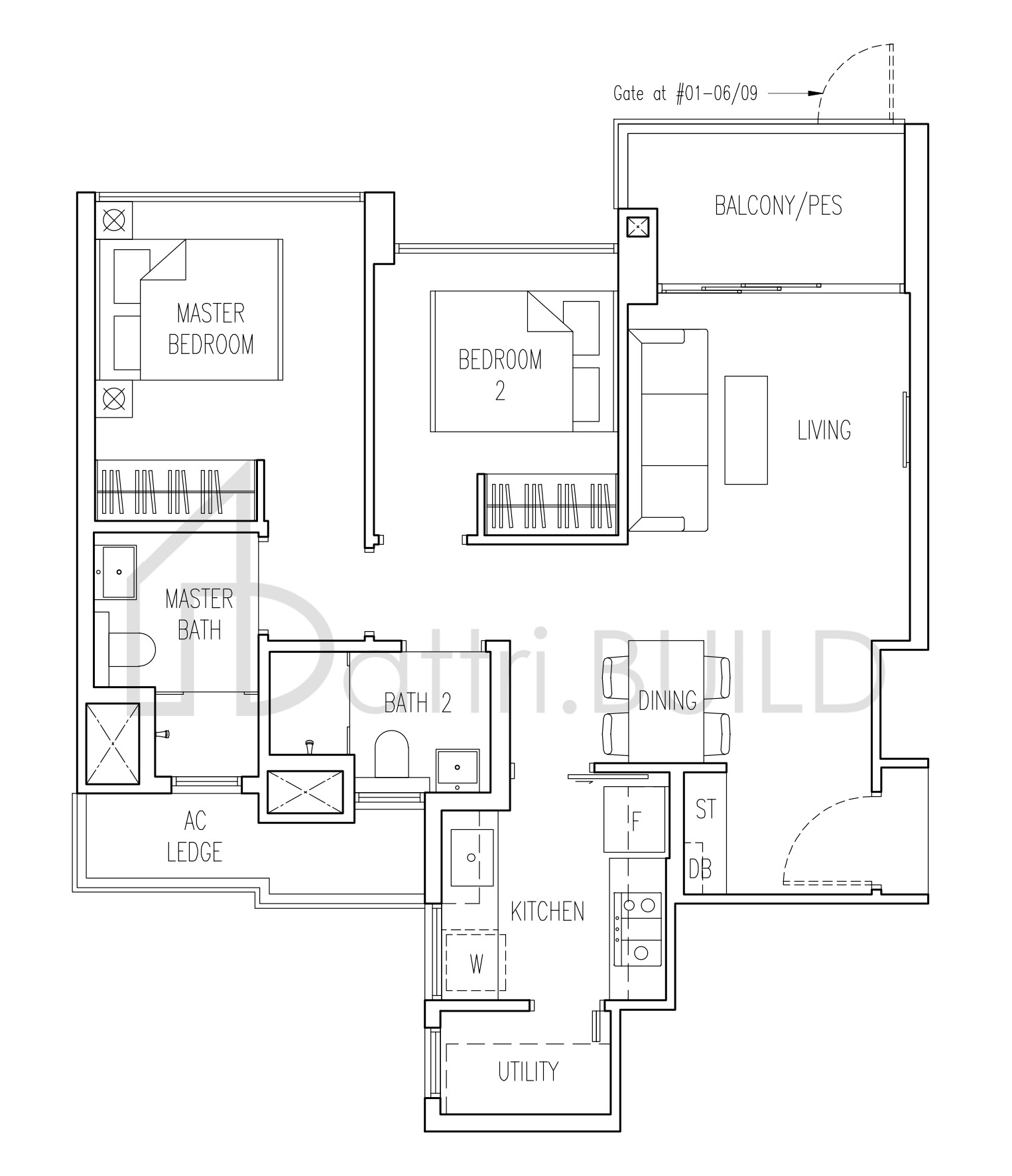 PARC LIFE A2 floorplan (watermarked)