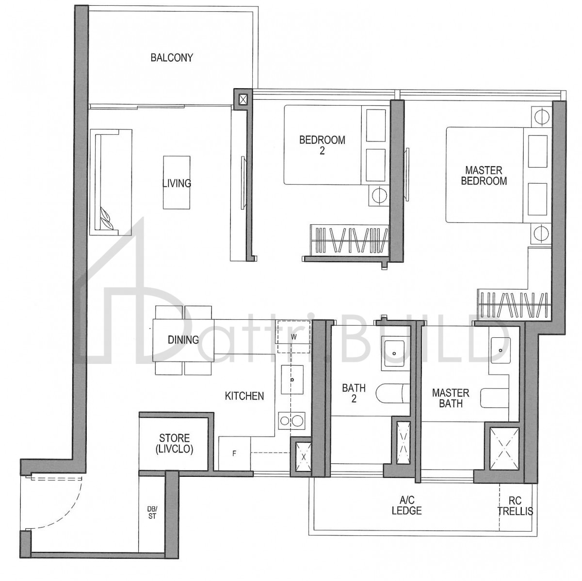SEASIDE RESIDENCES B5 floorplan (watermarked)