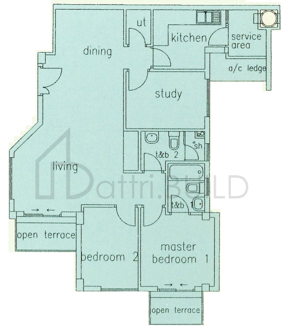 THE WOODGROVE C1 floorplan (watermarked)